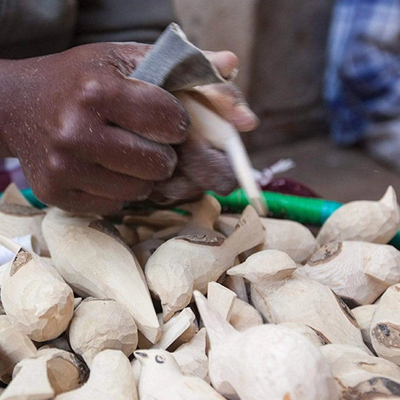 Mifuko Wooden Ornament - Firefinch