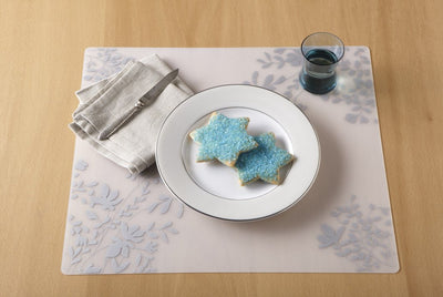 Silicone Placemat, Jardin in Silver