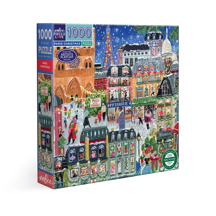 Paris Christmas 1000 Piece Puzzle
