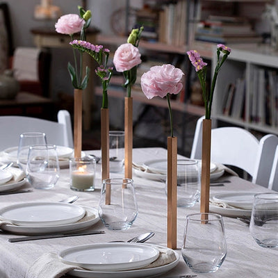 Magnetic Vase - Set of 5 Vases in Gold