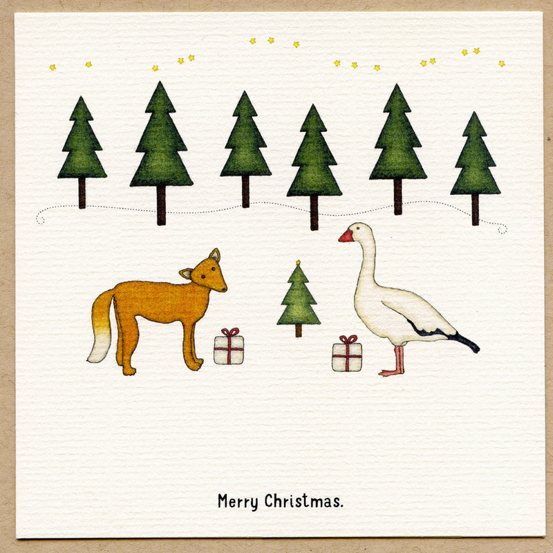 Fox + Goose Holiday Greeting Card