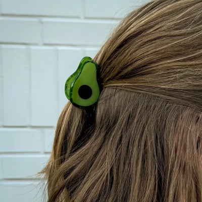 Mini Avocado Hair Claw Clip