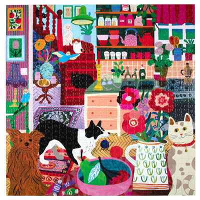 Pets in the Kitchen 1000 Piece Puzzle