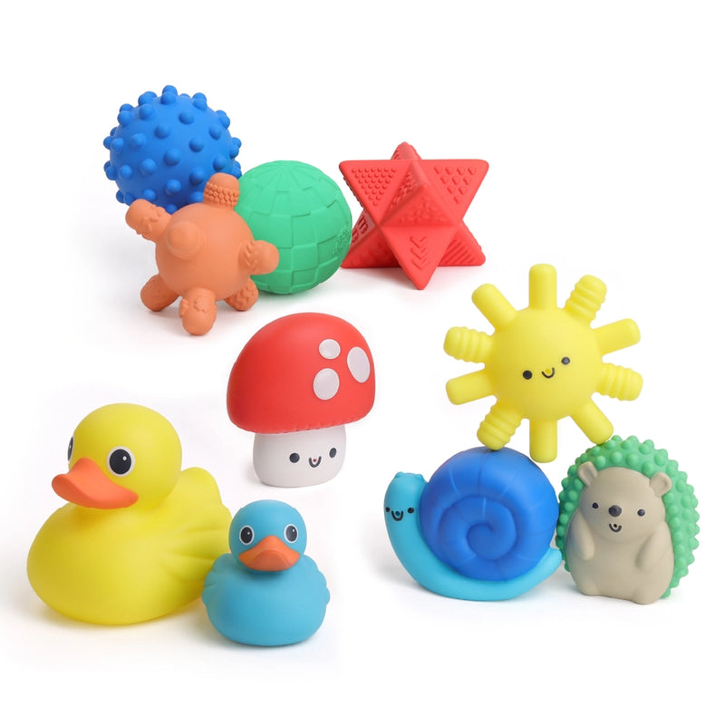 Itzy Splash Soft Bath + Water Toys