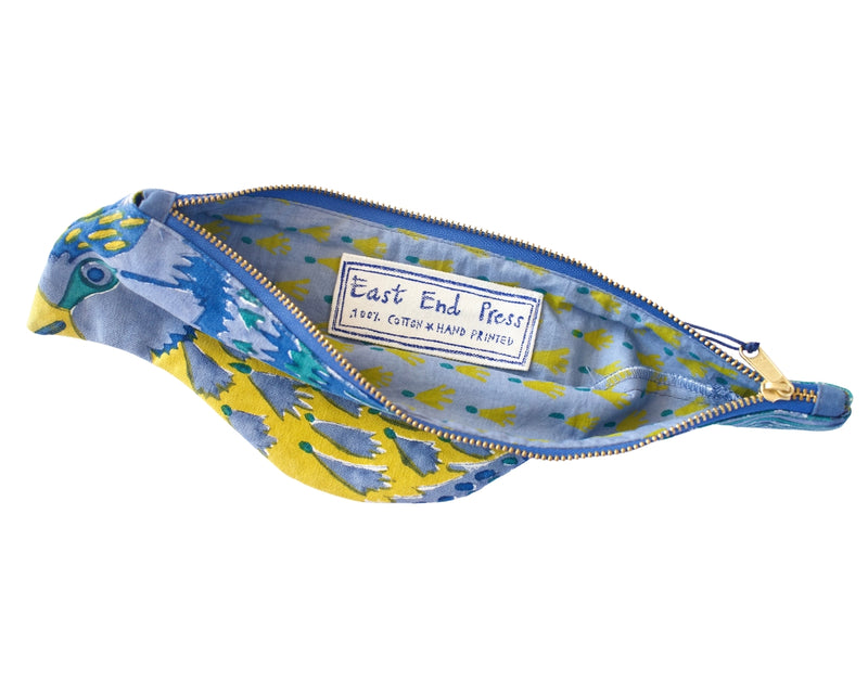 Blue Tit Fabric Pouch