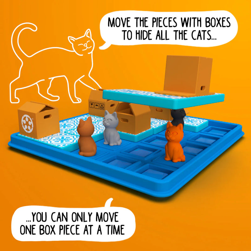 Cats & Boxes Puzzle Game