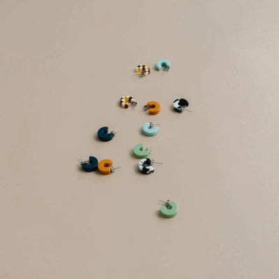 Nat + Noor Mali Hoops in Maple