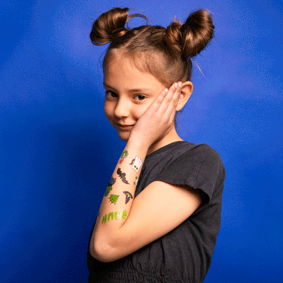 Kids Temporary Tattoos, Glow in the Dark