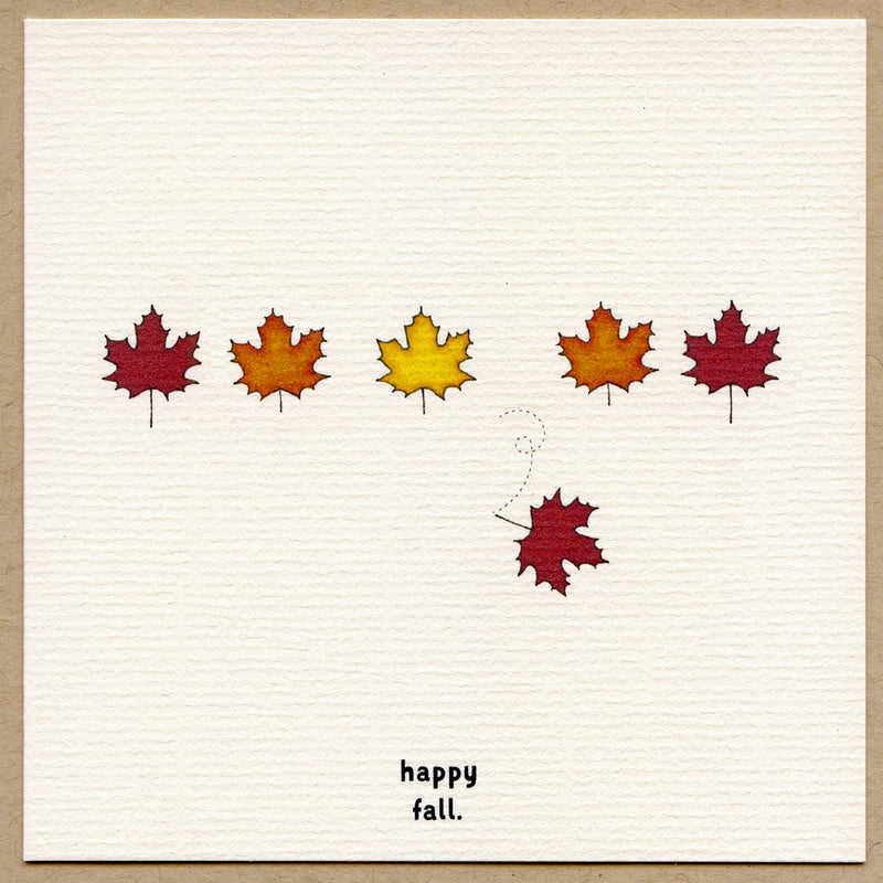 Happy Fall Greeting Card