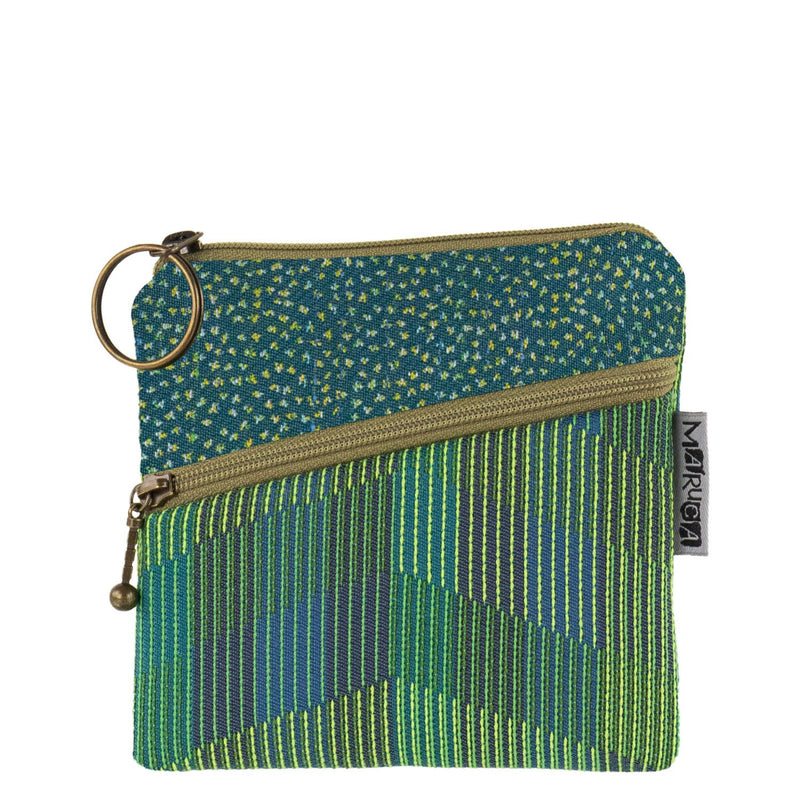 Roo Pouch in Chevron Green