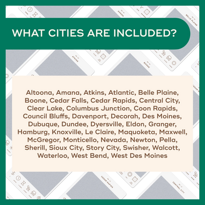 Iowa Adventure Bucket List Cards