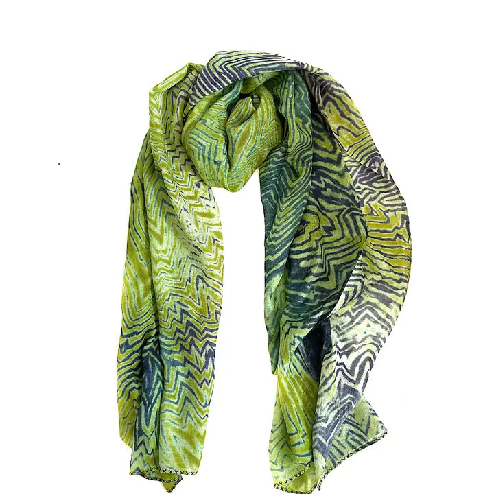 Wool Silk Stole - 2445