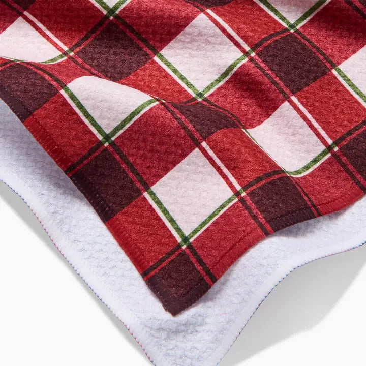 Jingle Plaid Tea Towel