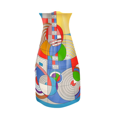 Expandable Flower Vase, Frank Lloyd Wright Hoffman Rug