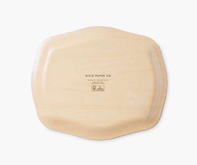 Evergreen Nutcracker Serving Tray