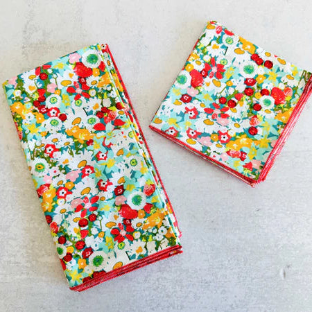 Bountiful Garden Cloth Napkins, Set of 4