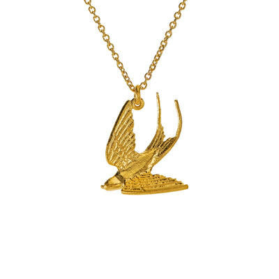 Swooping Swallow Necklace by Alex Monroe Jewellery