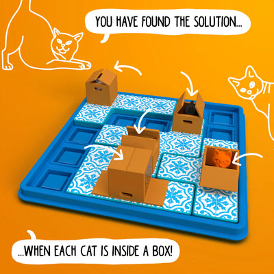 Cats & Boxes Puzzle Game