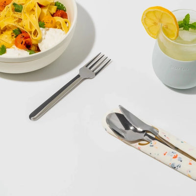 Reusable Utensil Set with Silicone Case