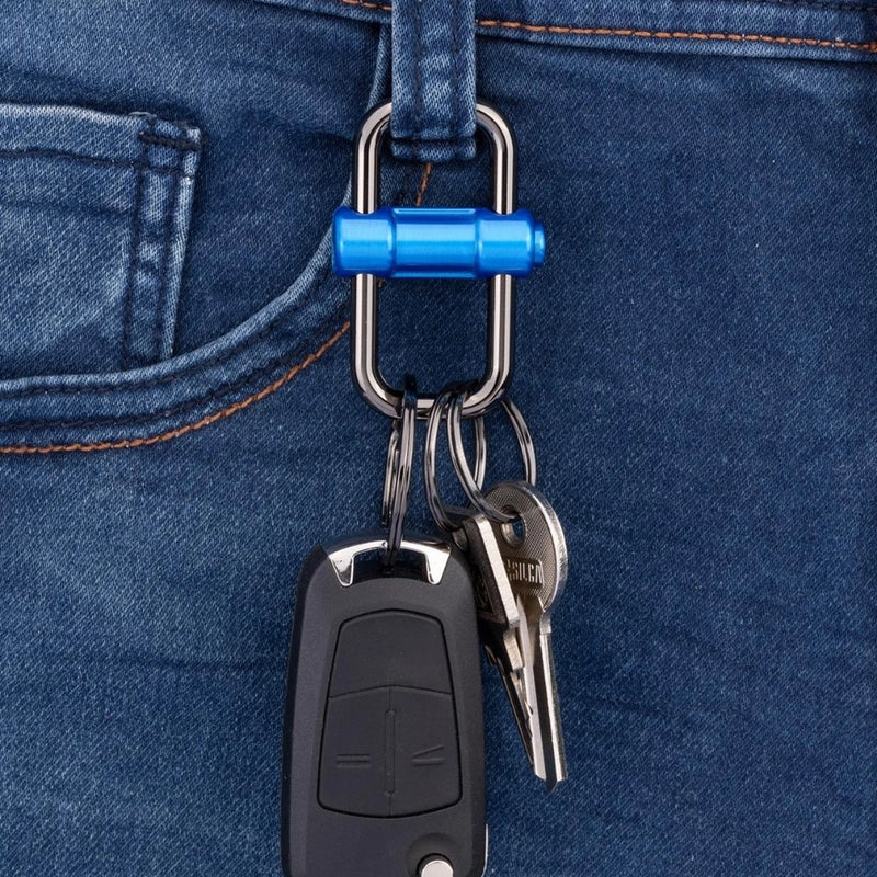 Troika 2-Way Quick Release Keychain in Blue