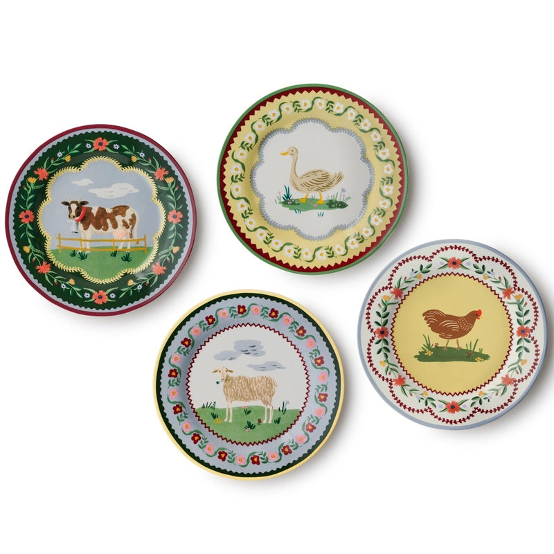 Home Sweet Home Porcelain Plate Set