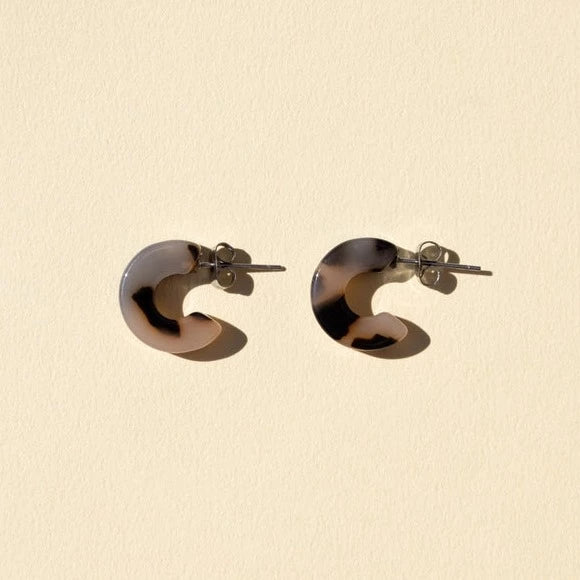 Nat + Noor Mali Hoops in Ivory