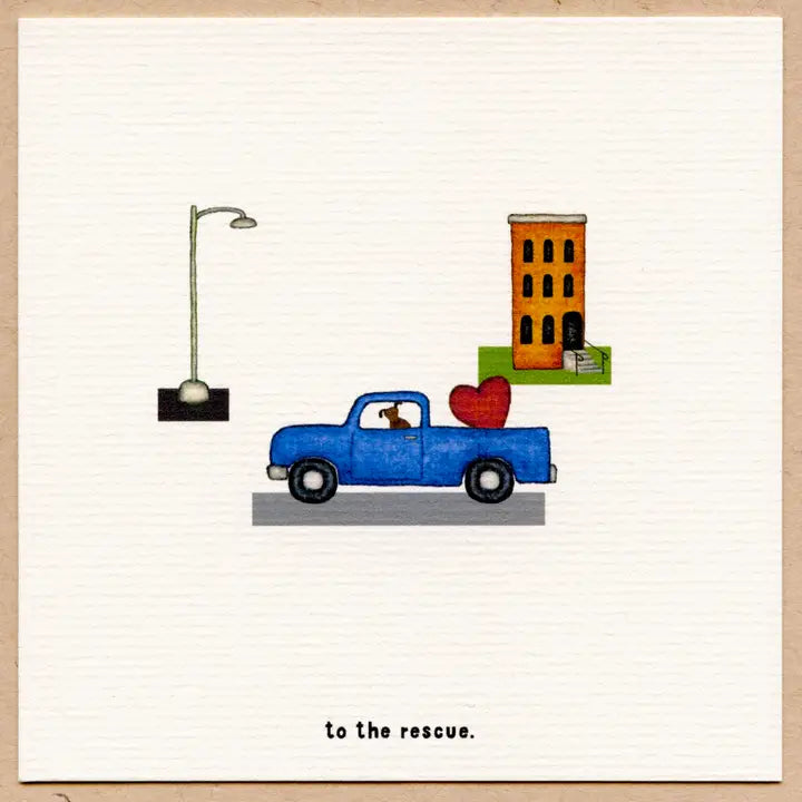 Love To the Rescue Greeting Card