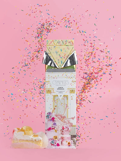 Cake and Sprinkles White Chocolate Bar