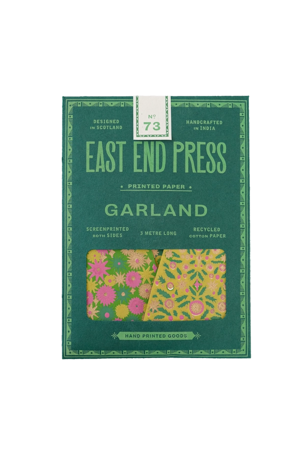 Midcentury Trees Sewn Garland