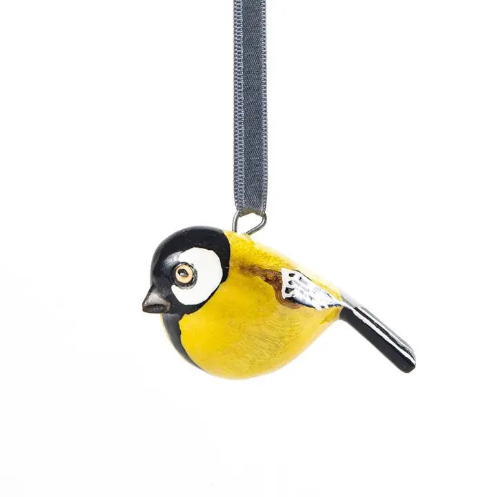 Mifuko Wooden Ornament - Great Tit