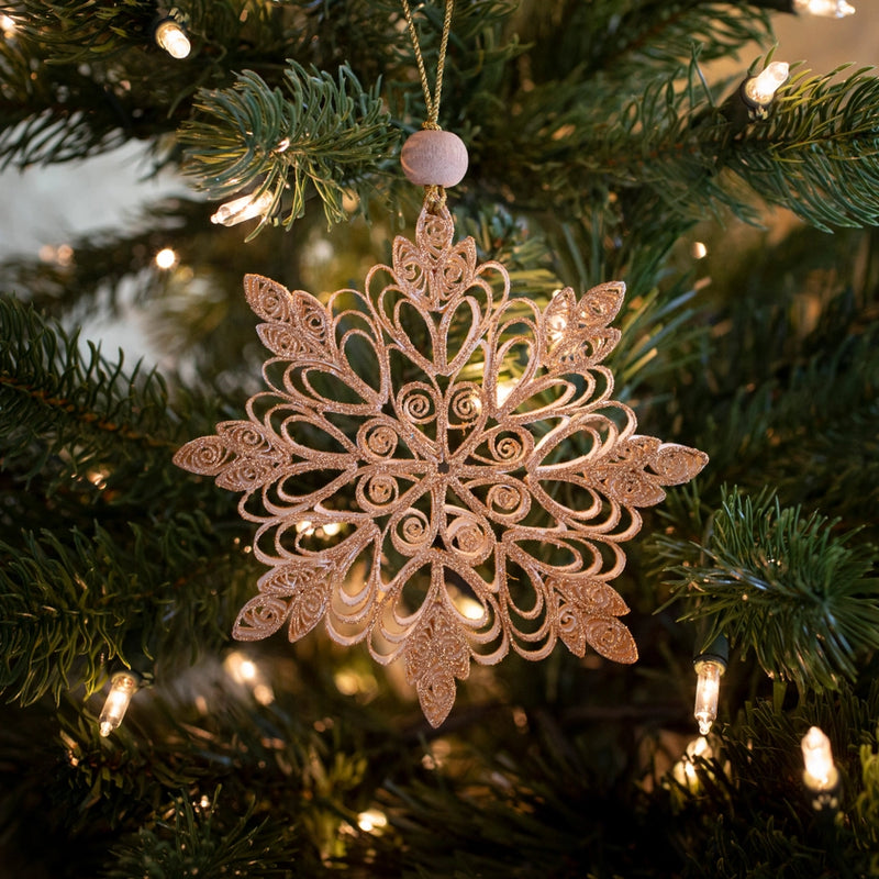 Quilling Snowflake "Frostine" Gold
