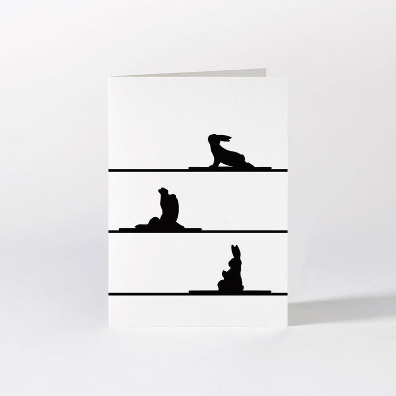 Yoga Rabbit Card