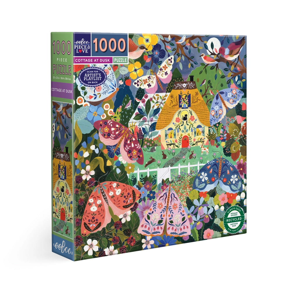Cottage at Dusk 1000 Piece Puzzle – AKAR Design