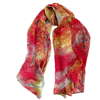 Wool Silk Stole - 2444