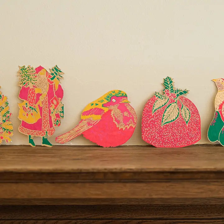 Christmas Card Recycled Paper, 5 Pack