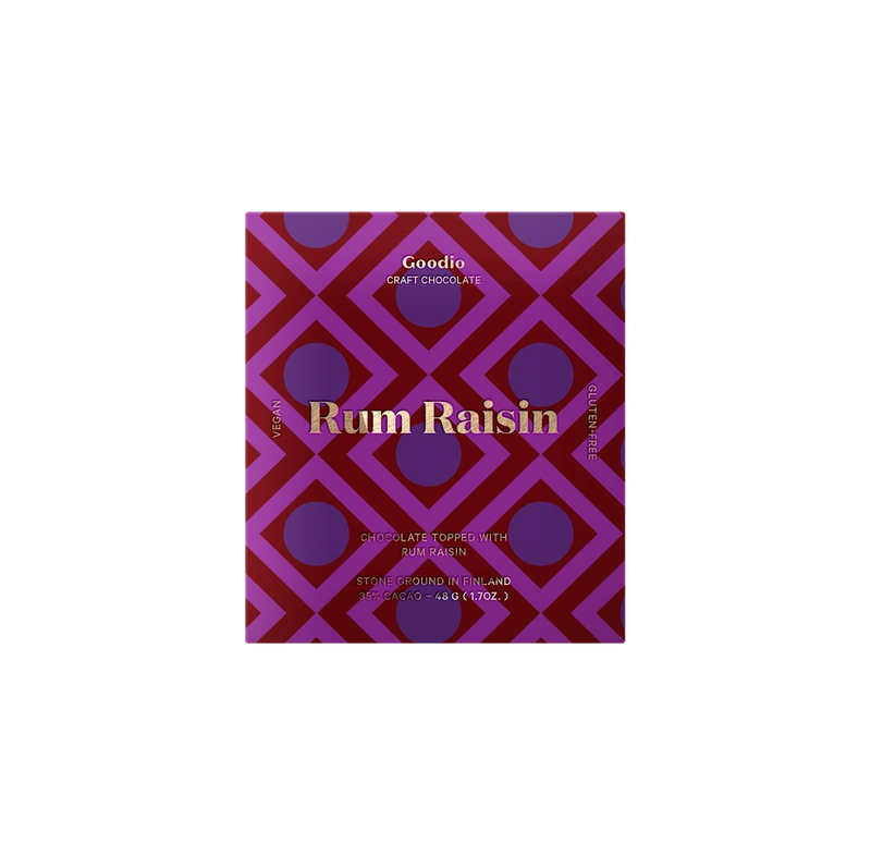 Rum Raisin 35% Chocolate Bar