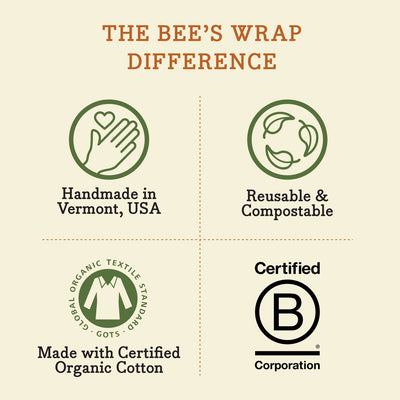 Bee's Wrap, Assorted 3 Pack - Honeycomb