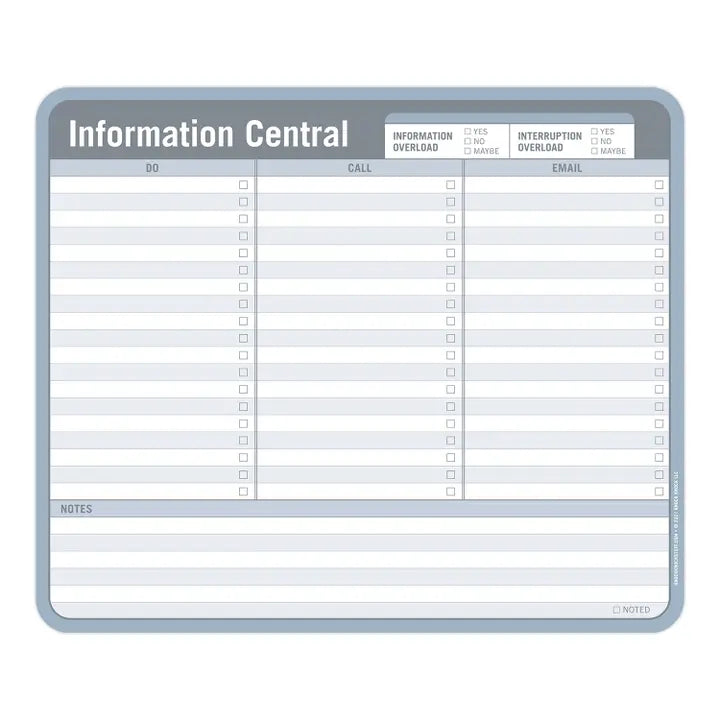 Information Central Paper Mousepad