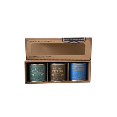 National Parks of the Northern Rockies Mini Candle Gift Set