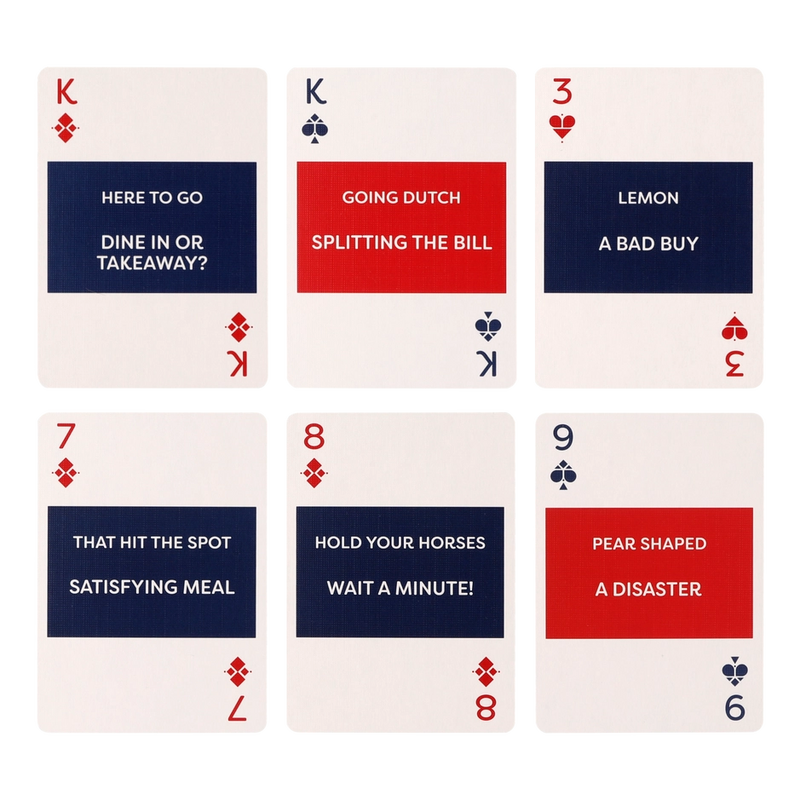 American Slang Lingo Cards