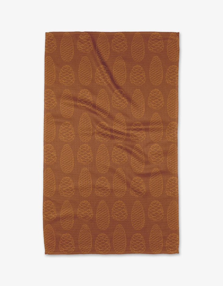 Burnt Orange Kitchen Tea Towel
