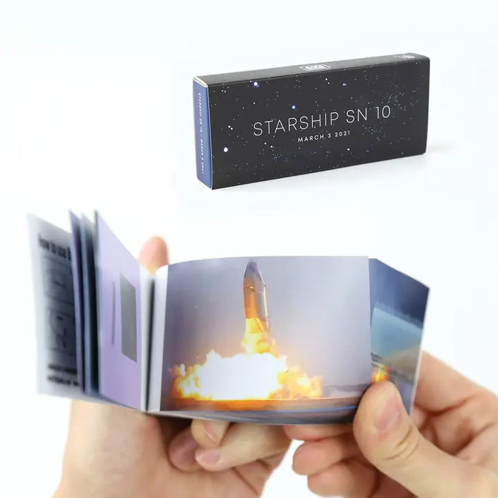 Spacex Starship SN10 Flipbook
