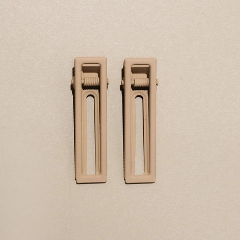 Nat + Noor, Lu Lu Hair Clips in Mocha