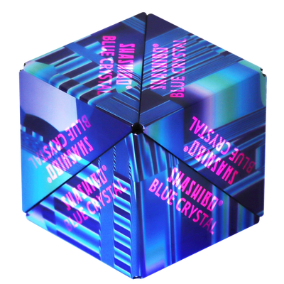 Shashibo: Magnetic Puzzle Artist Series - Artworx - Blue Crystal By Gartel