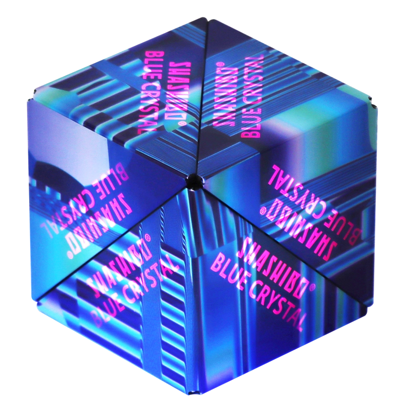 Shashibo: Magnetic Puzzle Artist Series - Artworx - Blue Crystal By Gartel