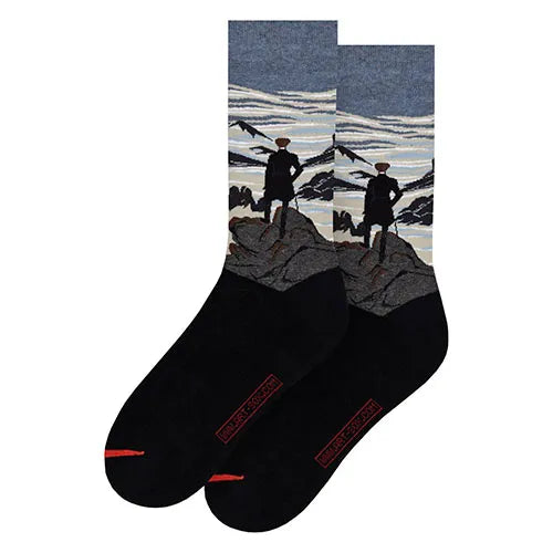 Art Sox: Caspar David Friedrich, Wanderer Above the Sea of Fog
