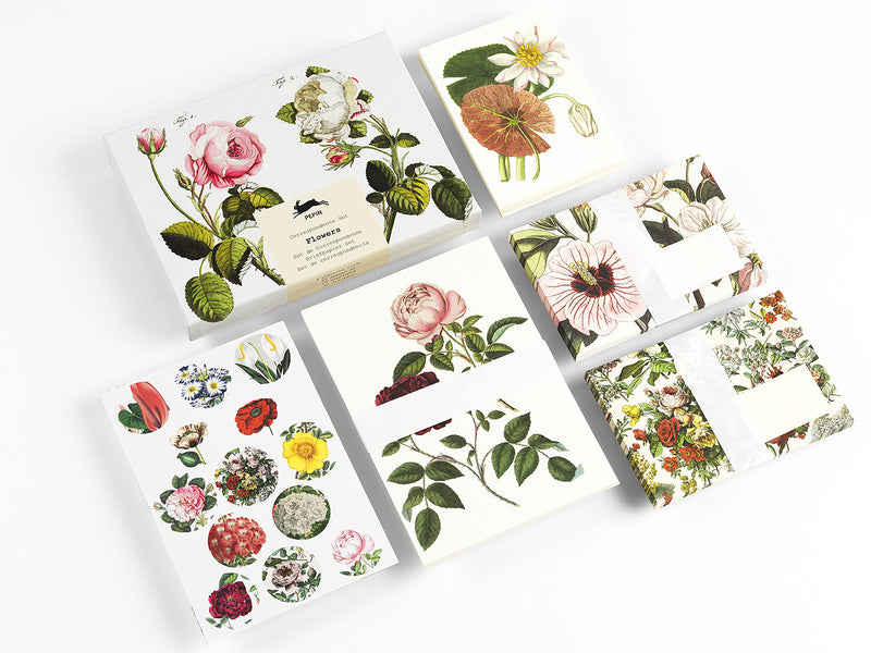 Pepin Press Flowers Correspondence Set