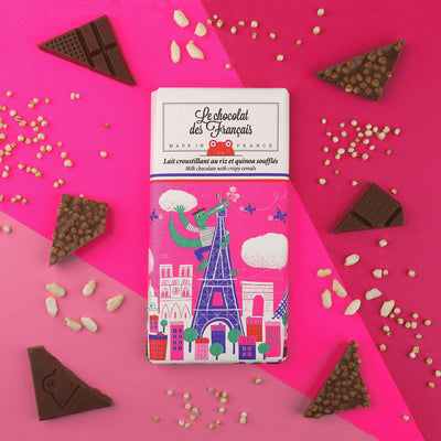 Le Chocolat Des Français: Milk chocolate with crispy rice