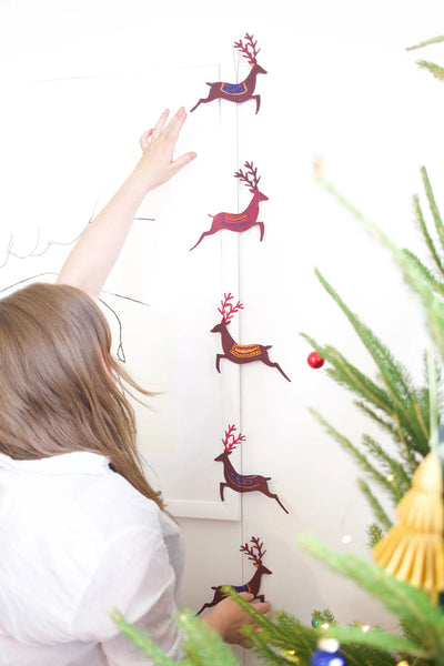 Reindeer Vertical Wall Hanging