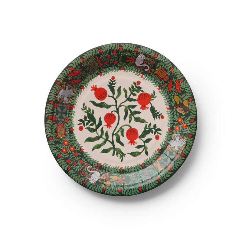 Christmastide Small Paper Plates